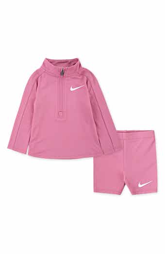 Nike Quarter Zip Pullover & Shorts Set