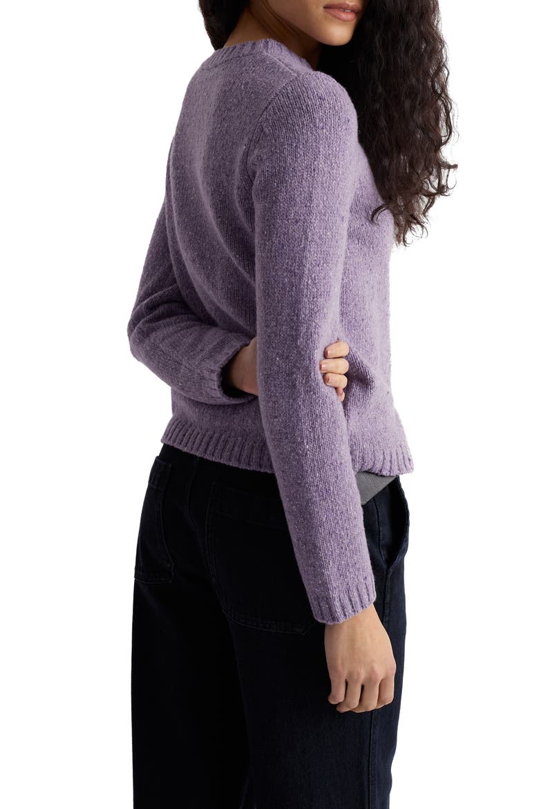 Dawson Pick Crewneck Sweater, Alternate, color, PURPLE