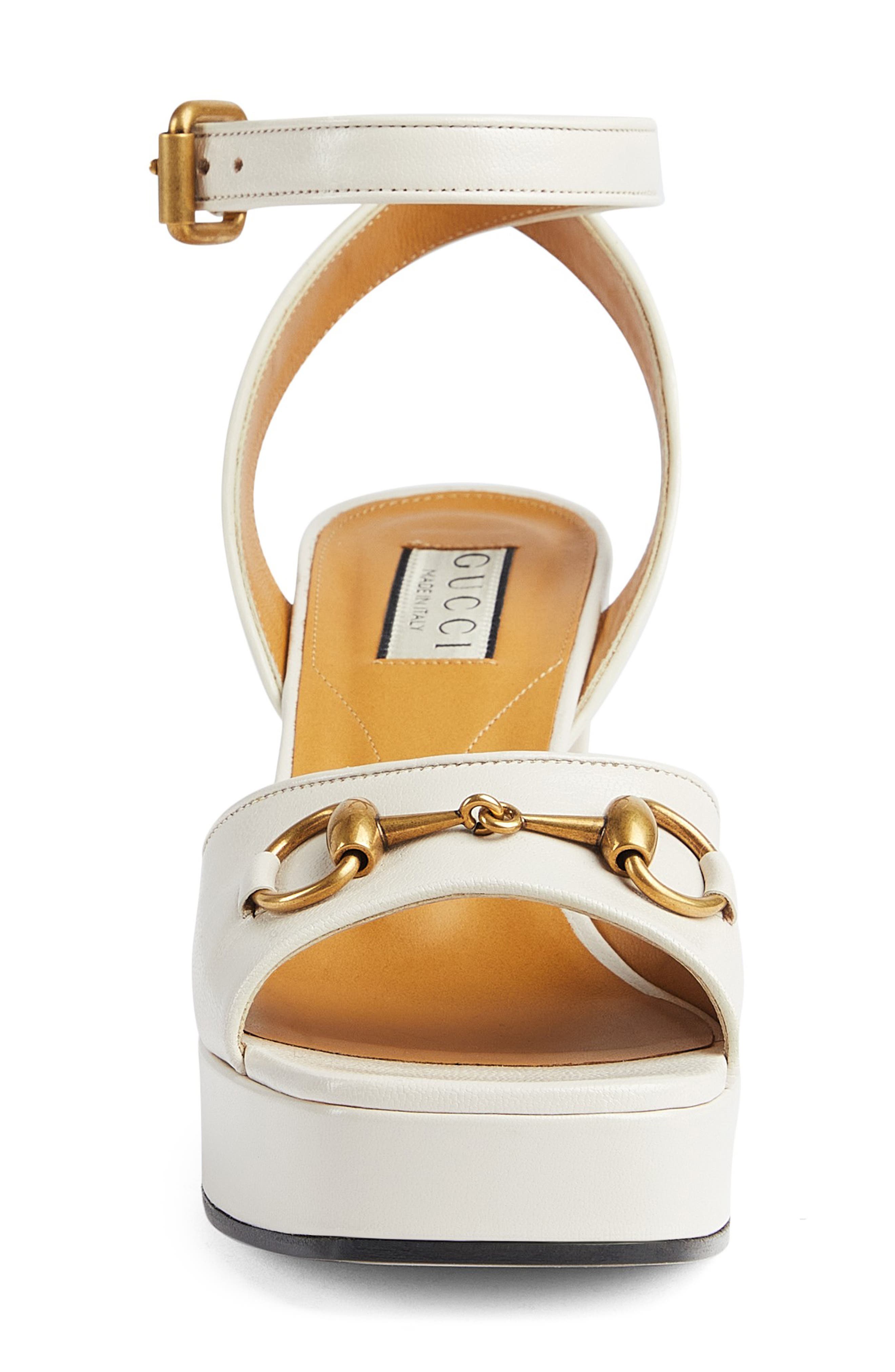 Gucci Horsebit Platform Sandal, Alternate, color, 