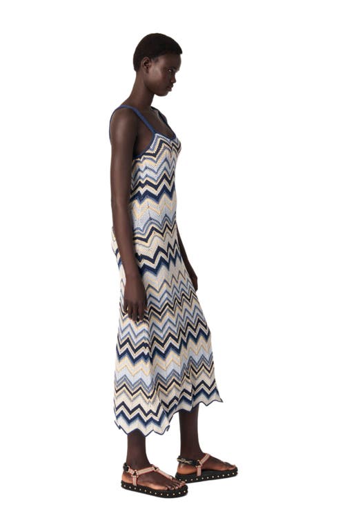 Maje Crochet-knit Maxi Dress