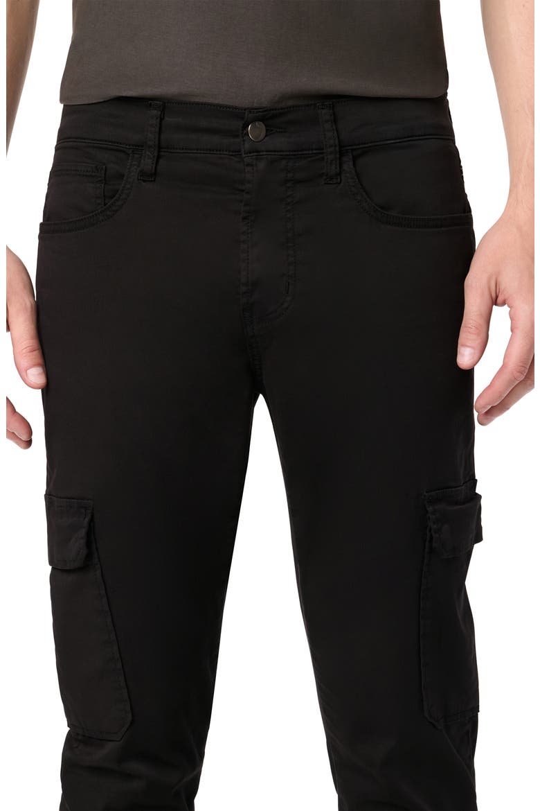 Ace Slim Fit Cargo Jeans, Alternate, color, BLACK