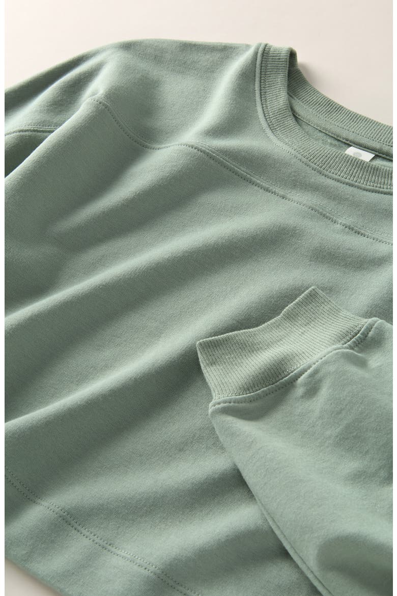 Kids' Step Up Fleece Sweatshirt, Alternate, color, GREEN LILYPAD