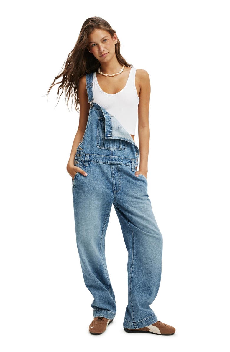 Cotton On Denim Overall, Main, color, 