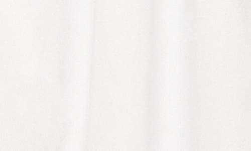 Staud Cafu Long Sleeve A-line Dress In White