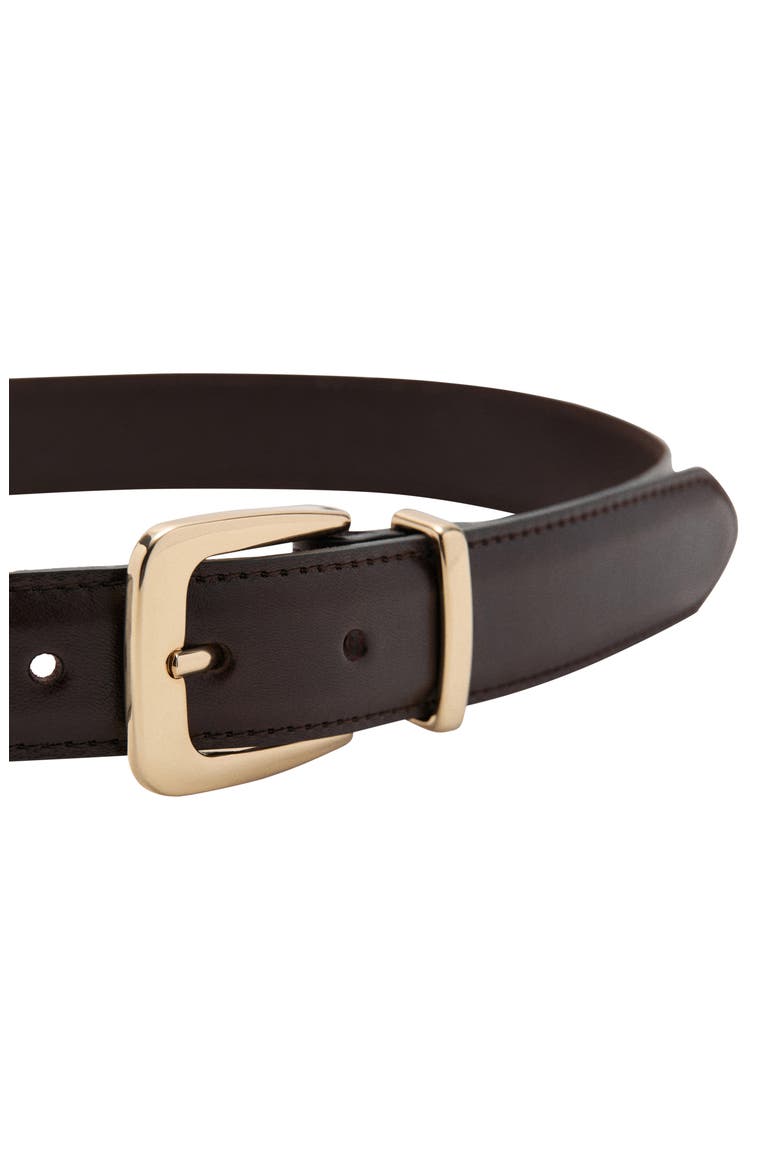 Leather Belt, Alternate, color, CHOCOLATE