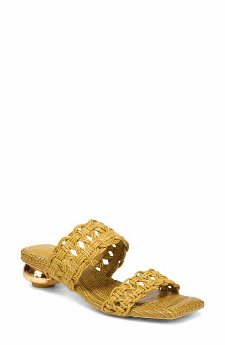 Clover Woven Strap Sandal