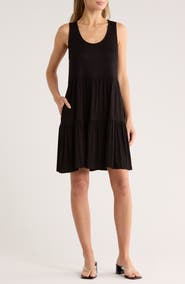 matty m. Sleeveless Tiered Dress
