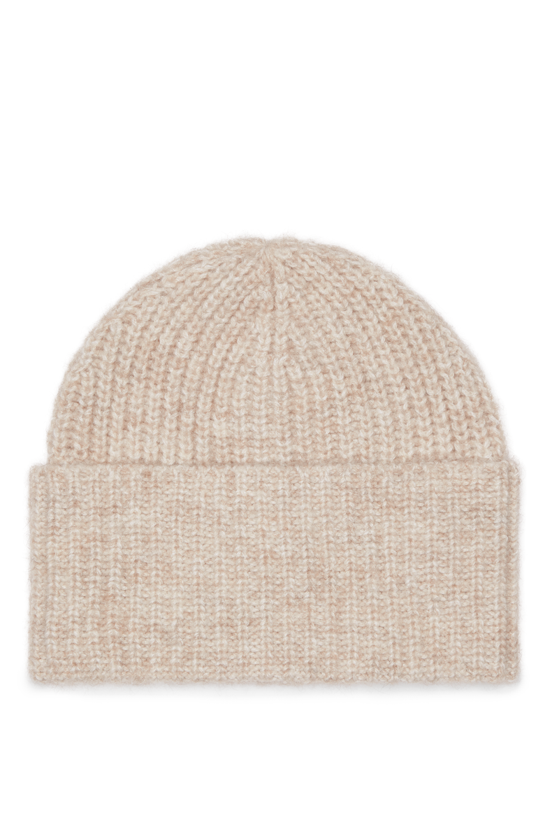 Brunello Cucinelli Virgin wool, alpaca and cashmere rib knit beanie, Main, color, 