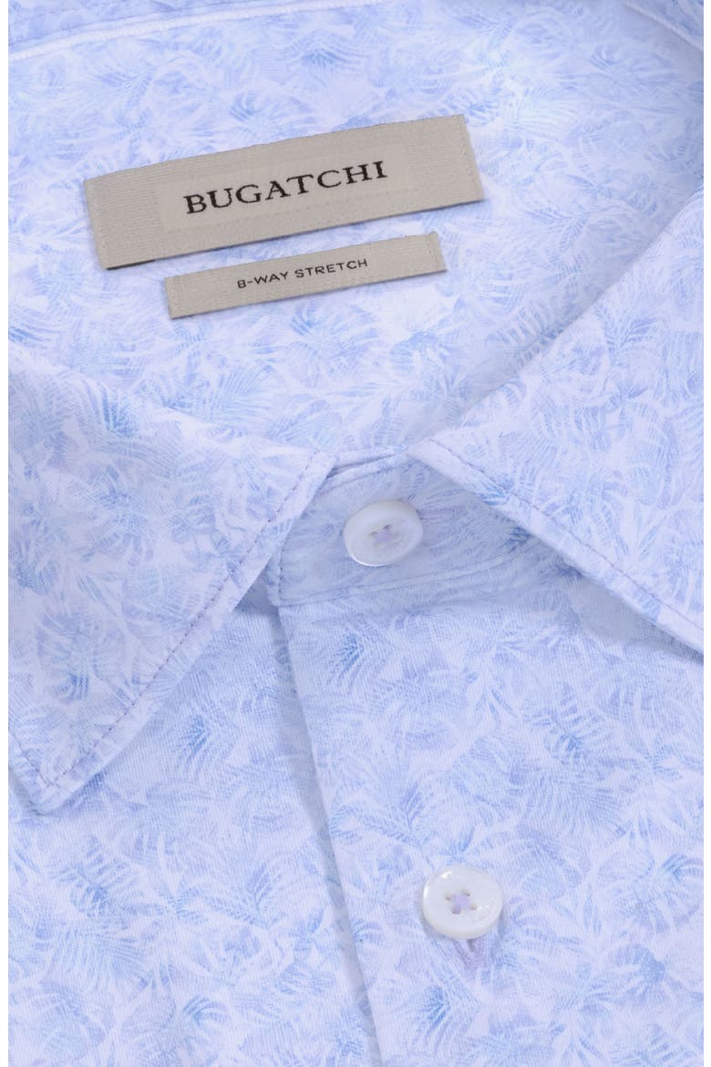 Miles OoohCotton® Print Short Sleeve Button-Up Shirt, Alternate, color, ORCHID