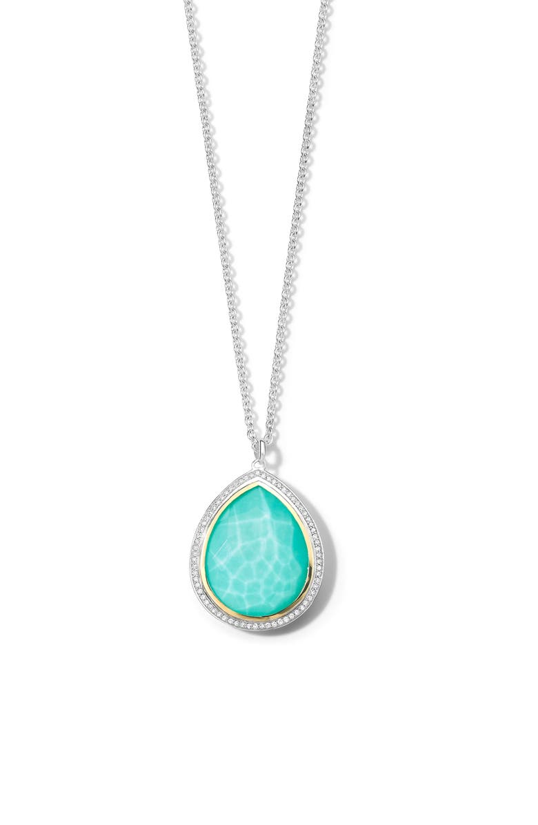 Ippolita Chimera Rock Candy<sup>®</sup> Large Teardrop Pendant Necklace, Main, color, 