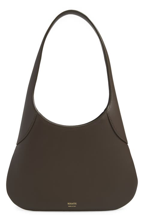 Small Joan Leather Hobo Bag