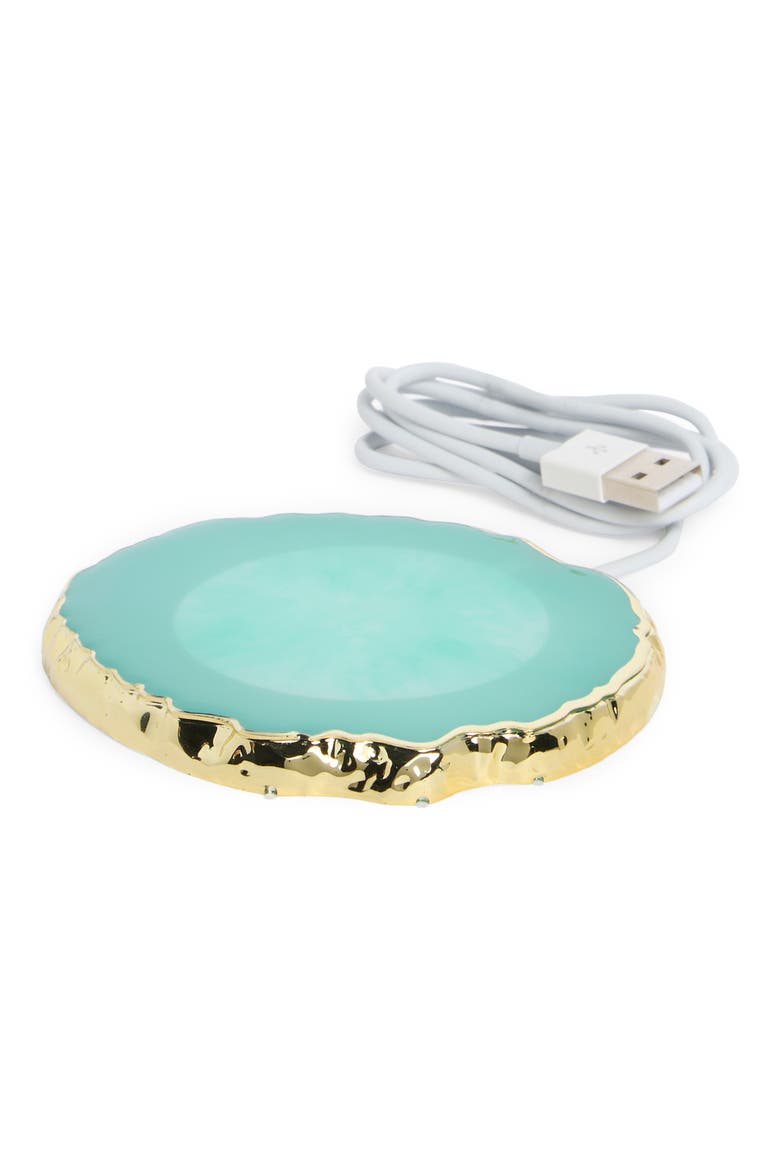 Geode Wireless Charger, Main, color, AQUA MULTI