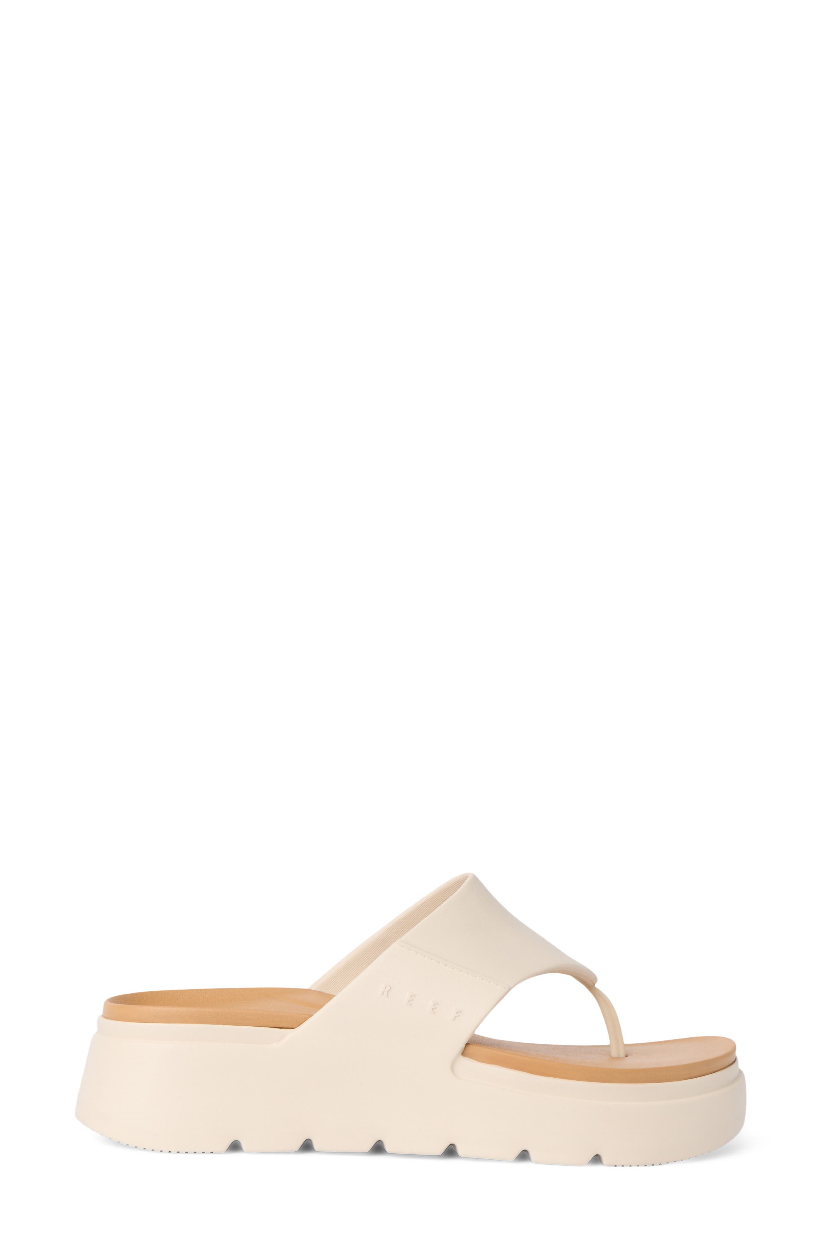 Cali Laguna Platform Flip Flop, Alternate, color, WHITE SWAN