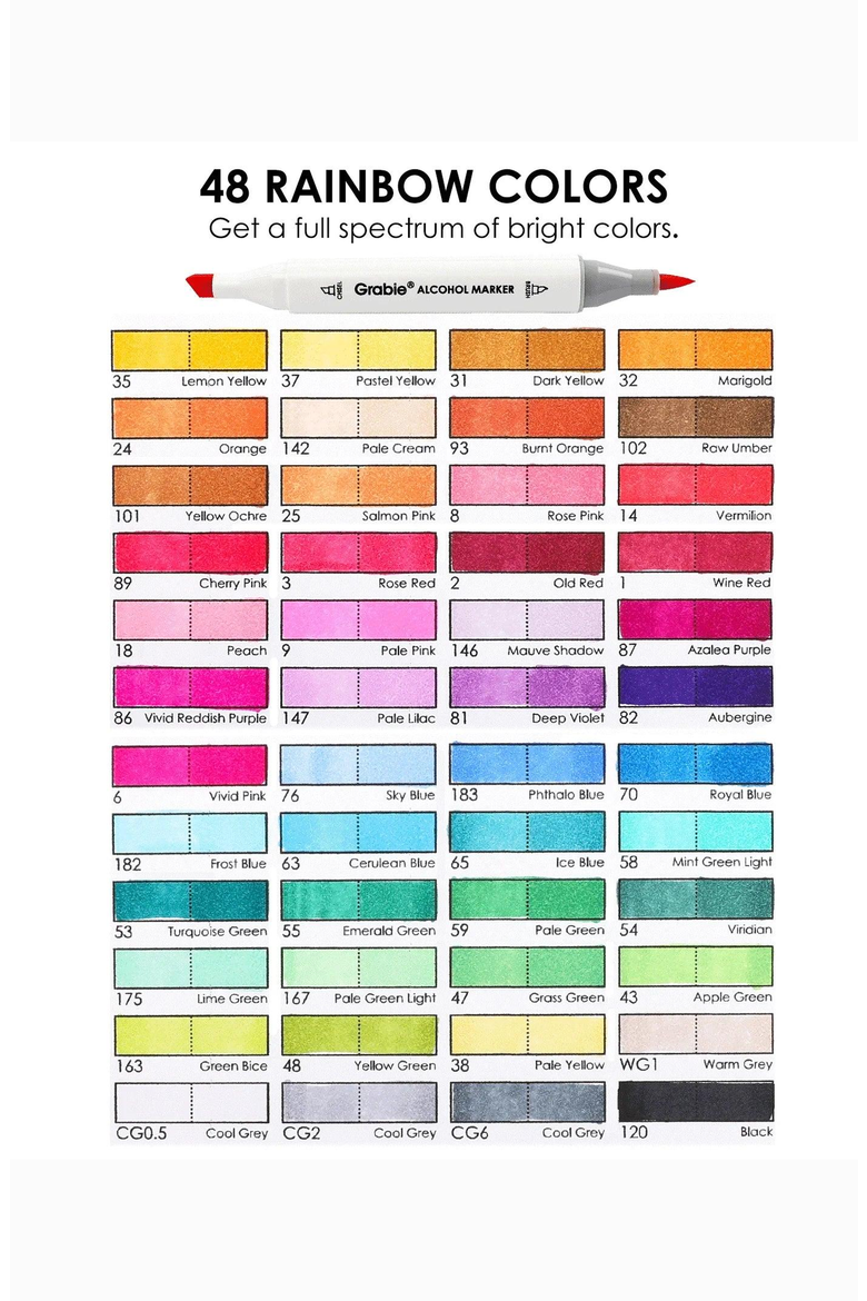 Dual Tip Alcohol Based Marker Set With Coloring Book, Alternate, color, Assorted Colors