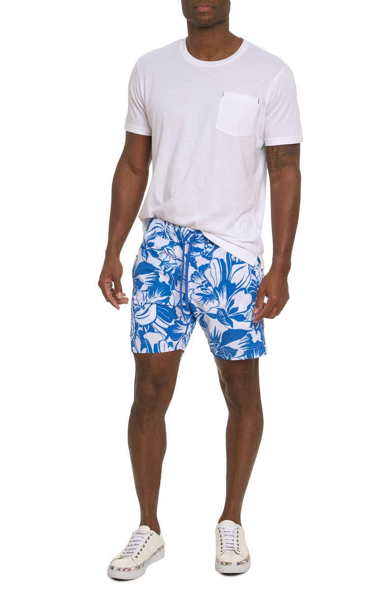 Robert Graham Beach Hibiscus Swim Trunks, Alternate, color, 