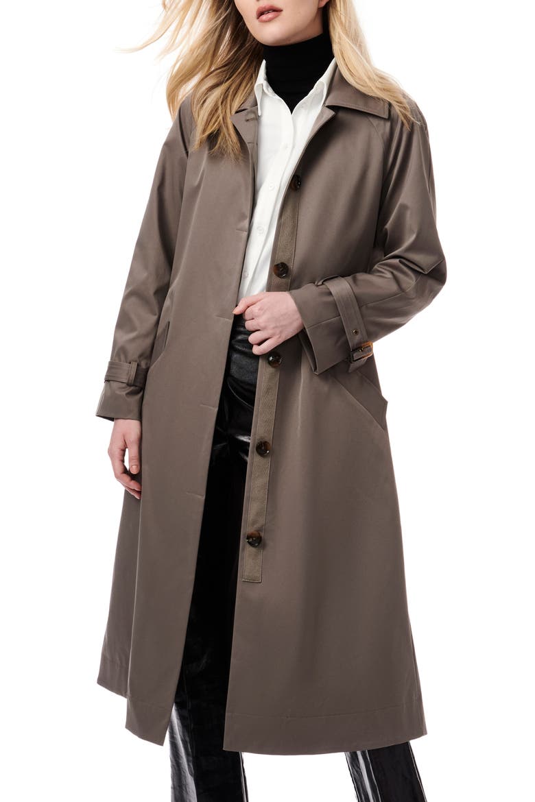 Modern Trench Coat, Alternate, color, SMOKE GREY