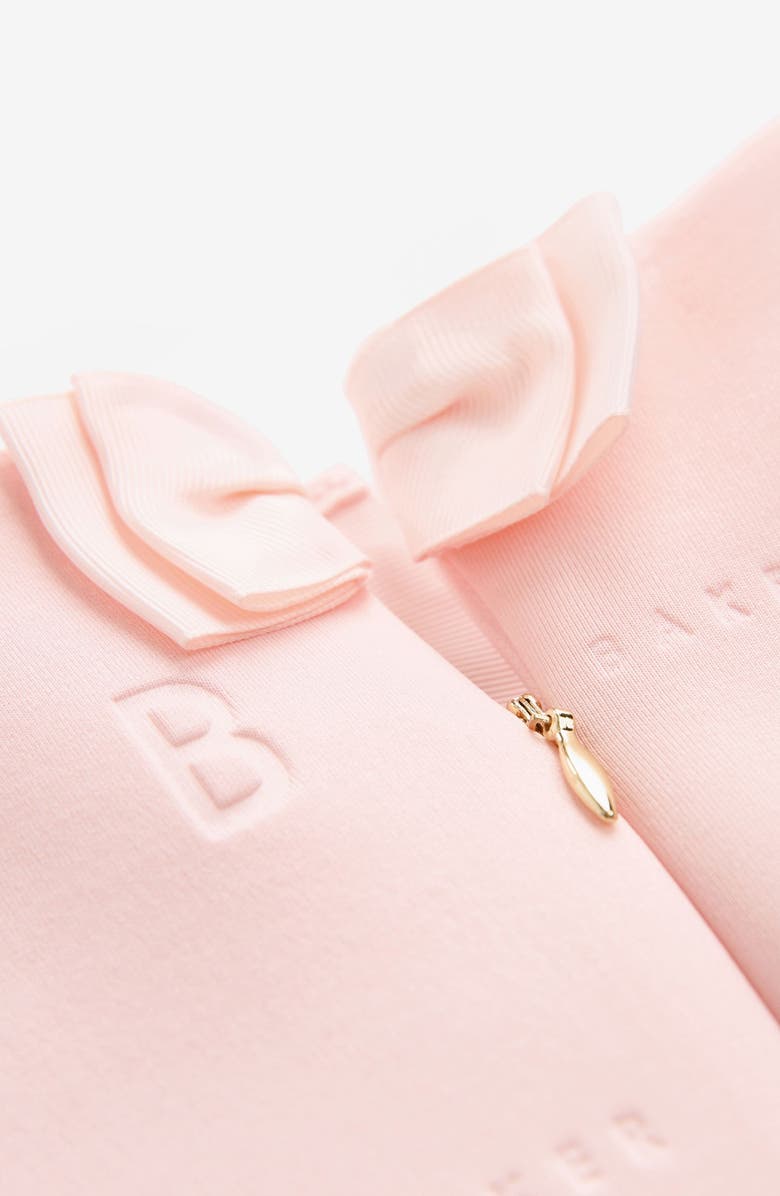 Baker by Ted Baker Kids' Bow Embossed Scuba Party Dress, Alternate, color, 