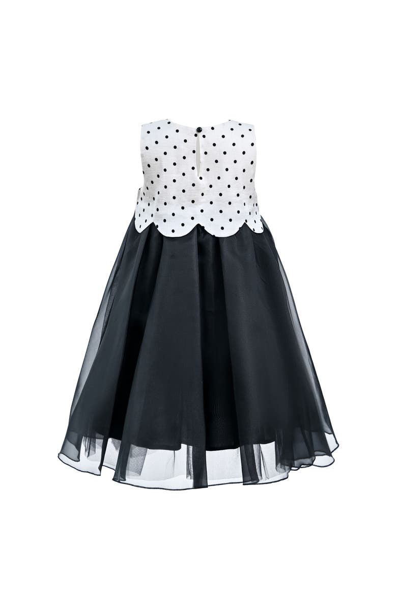 Tulleen Menorca Dress, Alternate, color, Black