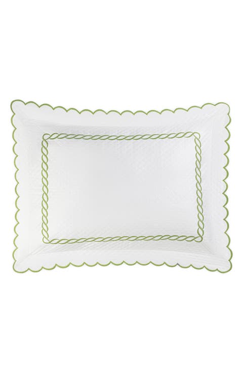 Classic Chain Scallop Matelassé Pillow Sham