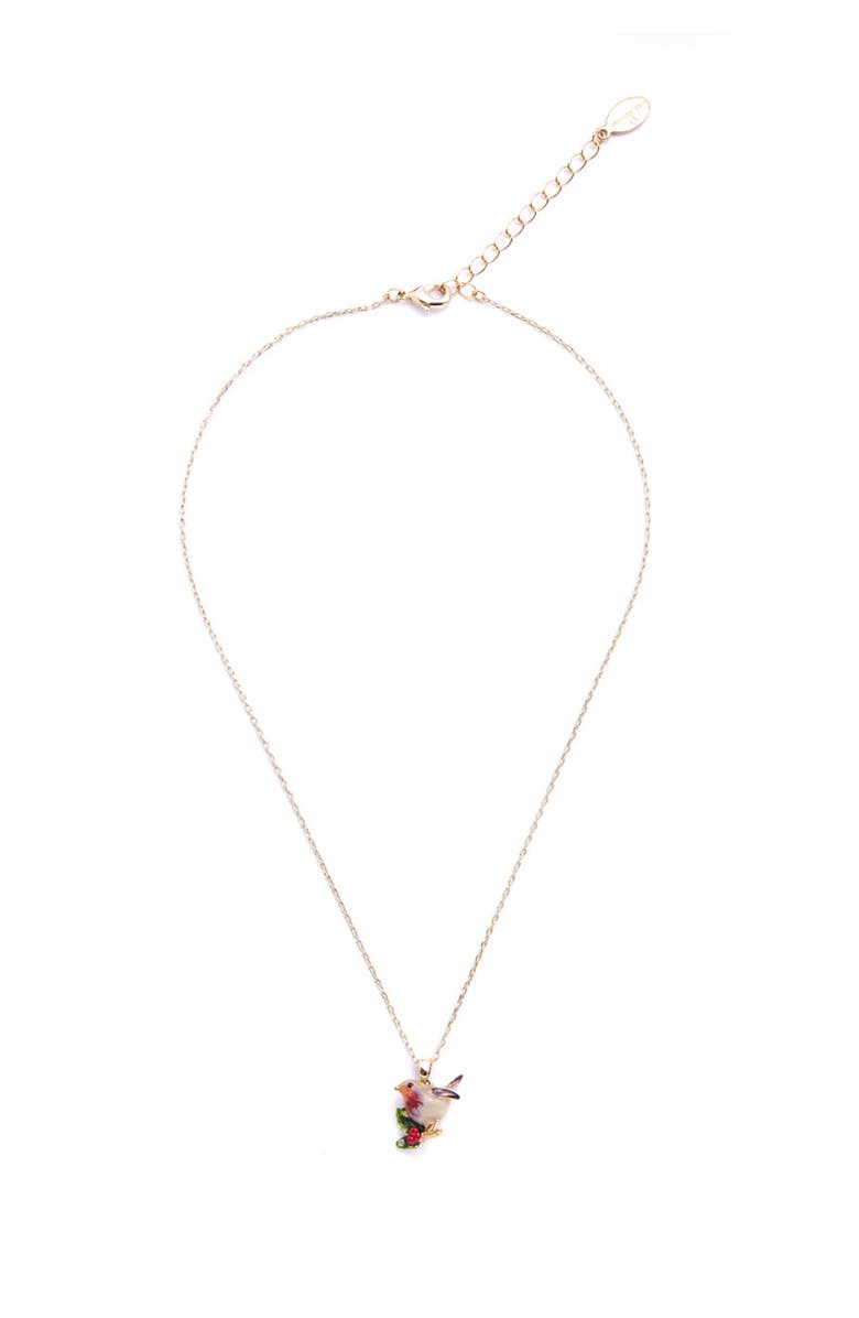 Bill Skinner Studio Robin Pendant & Earring Set, Alternate, color, Gold Plated