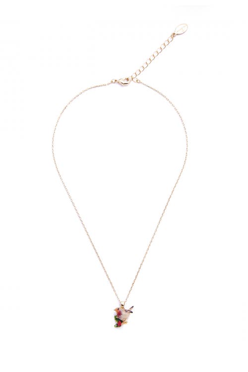 Bill Skinner Studio Robin Pendant & Earring Set In Multi