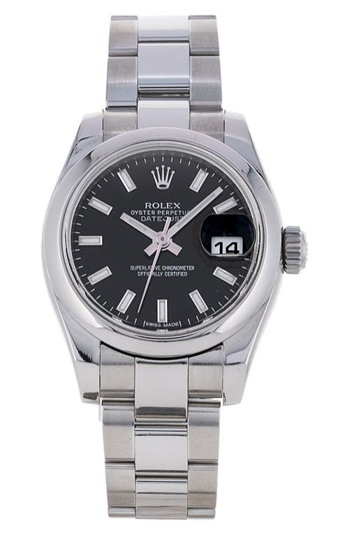 Watchfinder & Co. Rolex  Datejust Lady Bracelet Watch, 26mm In Black