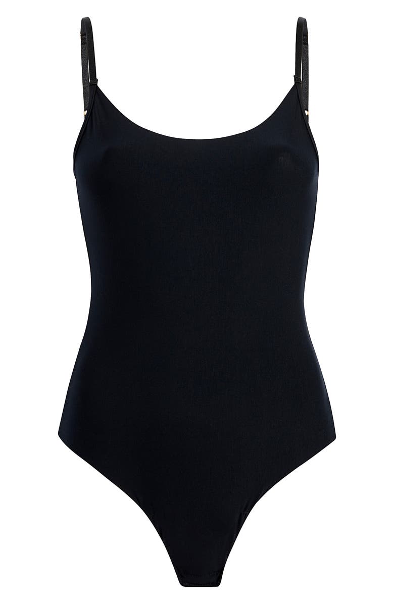 Commando Butter Cami Bodysuit, Alternate, color, Black