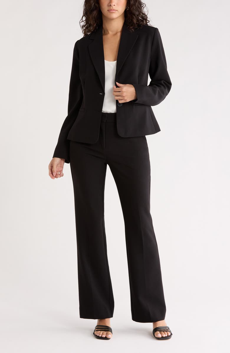 NORDSTROM RACK Slim Fit Blazer, Main, color, Black
