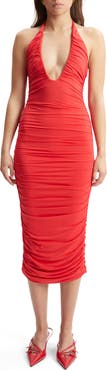 Bardot Tisha Halter Midi Dress