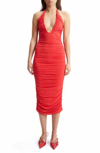 Tisha Halter Midi Dress