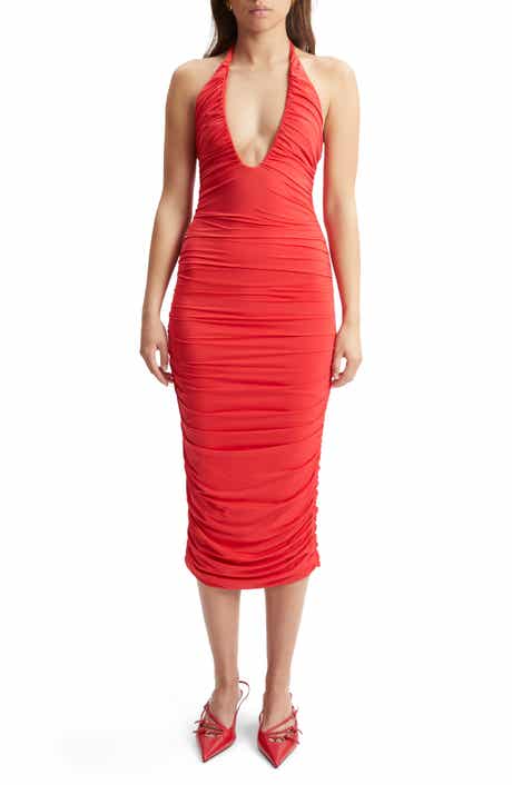 Tisha Halter Midi Dress