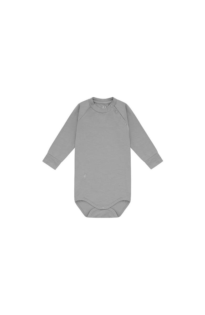 Vild House of Little LS Bodysuit, Main, color, Hazy Grey