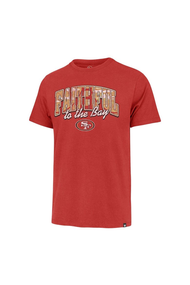 Men's '47 Scarlet San Francisco 49ers Regional Franklin T-Shirt, Alternate, color, Scarlet
