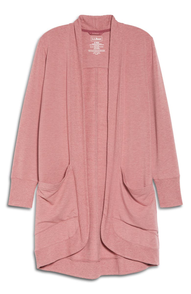 L.L.Bean SoftFlex Open Cardigan, Alternate, color,