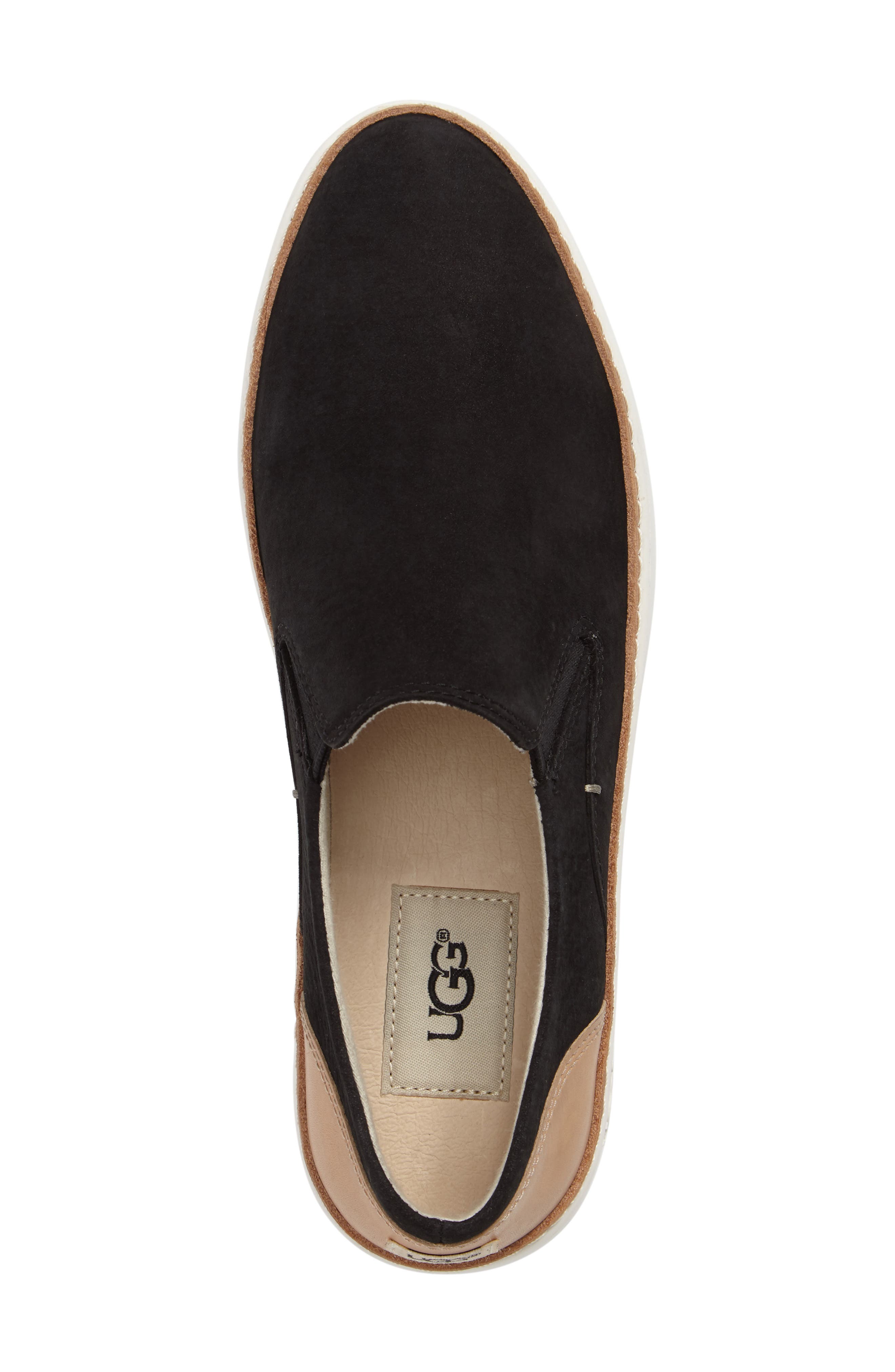 Adley Sneaker, Alternate, color, BLACK NUBUCK LEATHER