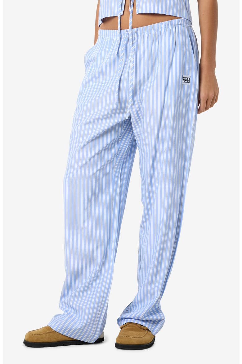 Frida Stripe Woven Pants, Main, color, SKY BLUE STRIPES WHITE
