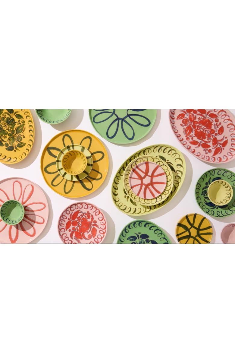 Amalfi Oval Serving Tray, Alternate, color, Lime 15.7" x 11"