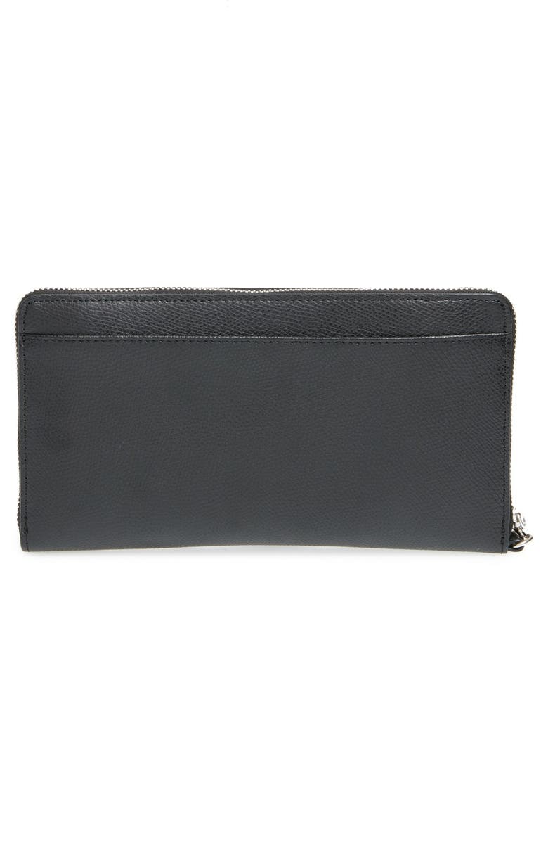 Halogen<sup>®</sup> Zip Around Leather Wallet, Alternate, color, 