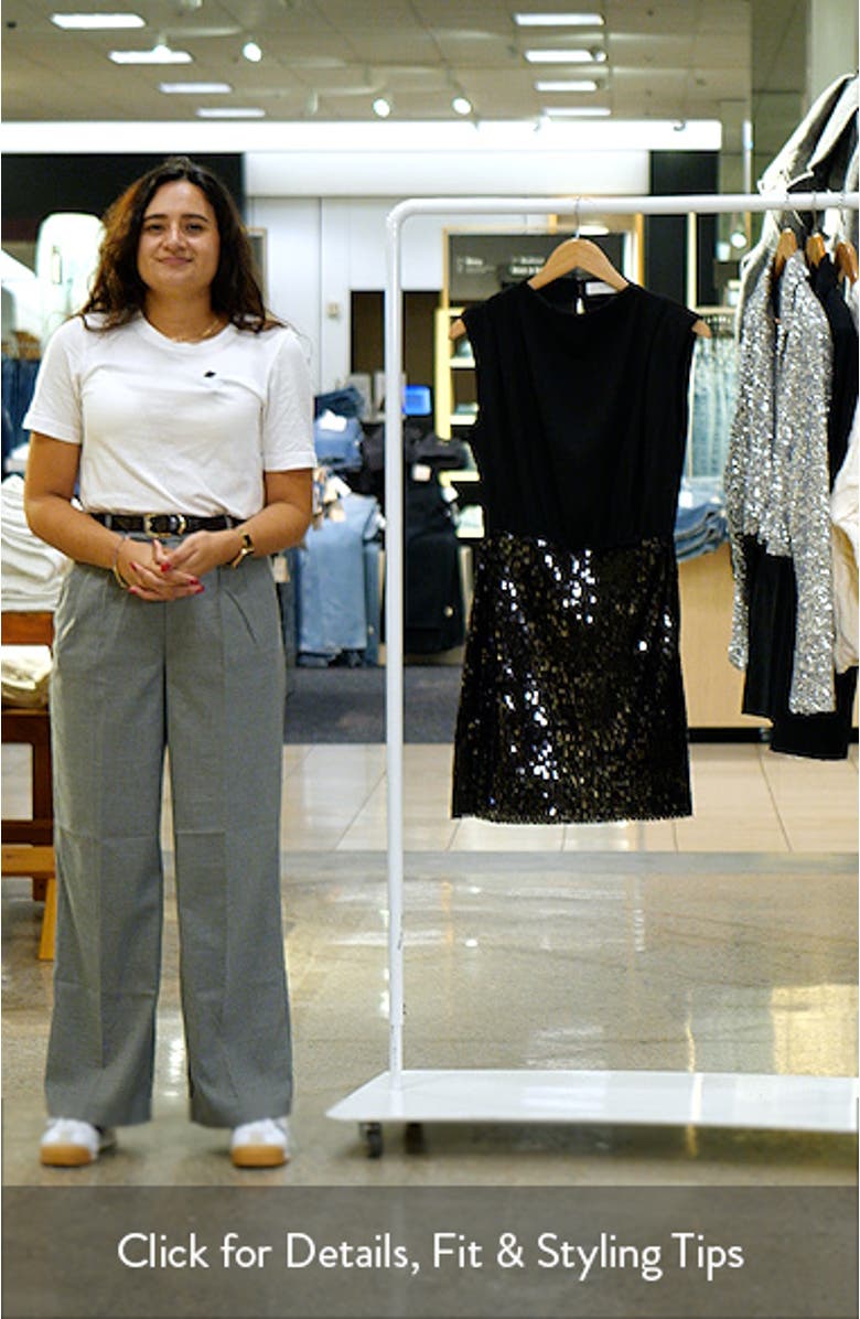 Sequin Skirt Minidress