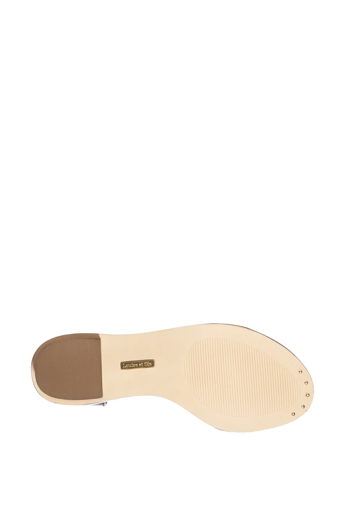 'Menton' Leather Sandal, Alternate, color, OXFORD