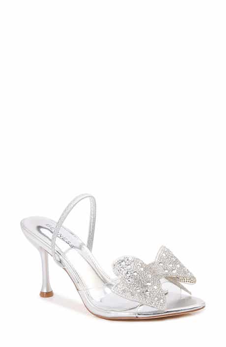 BERNESS Fonda Crystal Embellished Bow Sandal