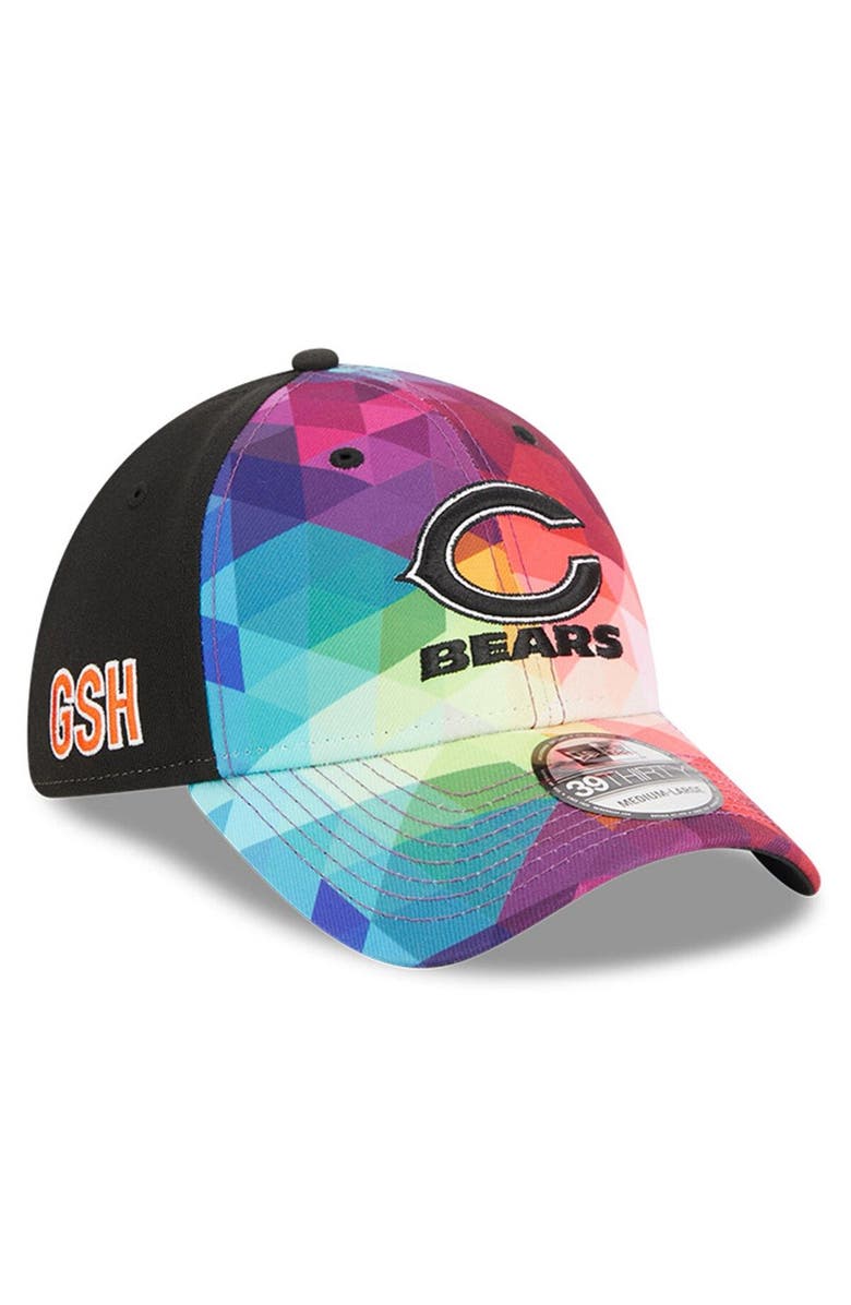 New Era Men's New Era Pink Chicago Bears 2023 NFL Crucial Catch 39THIRTY Flex Hat, Main, color,