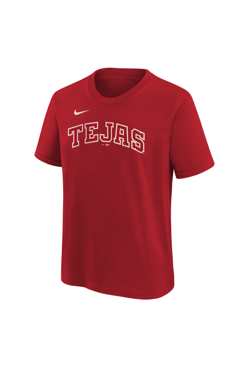 Youth Nike Corey Seager Red Texas Rangers 2026 City Connect Name & Number T-Shirt, Alternate, color, Red