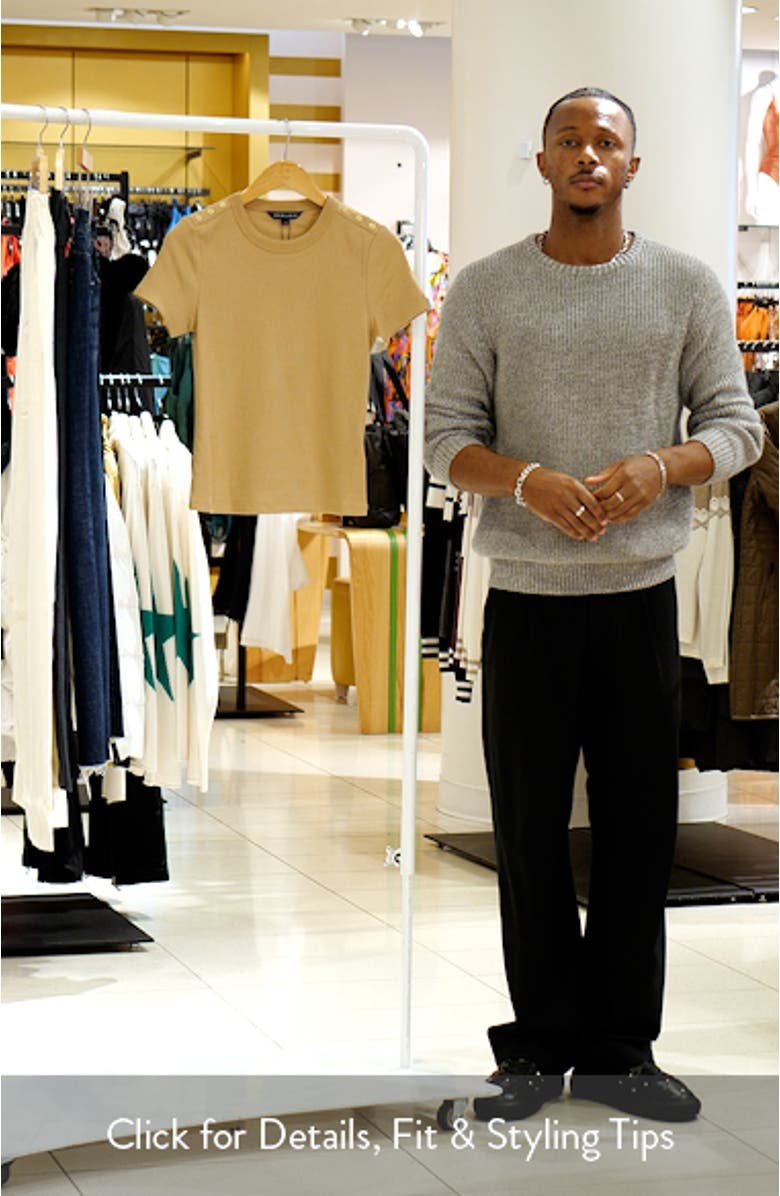 Draya Button Detail Rib Top, sales video thumbnail