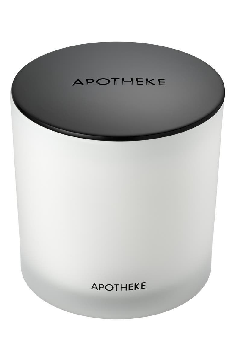 APOTHEKE Black Three-Wick Scented Candle Lid, Main, color,