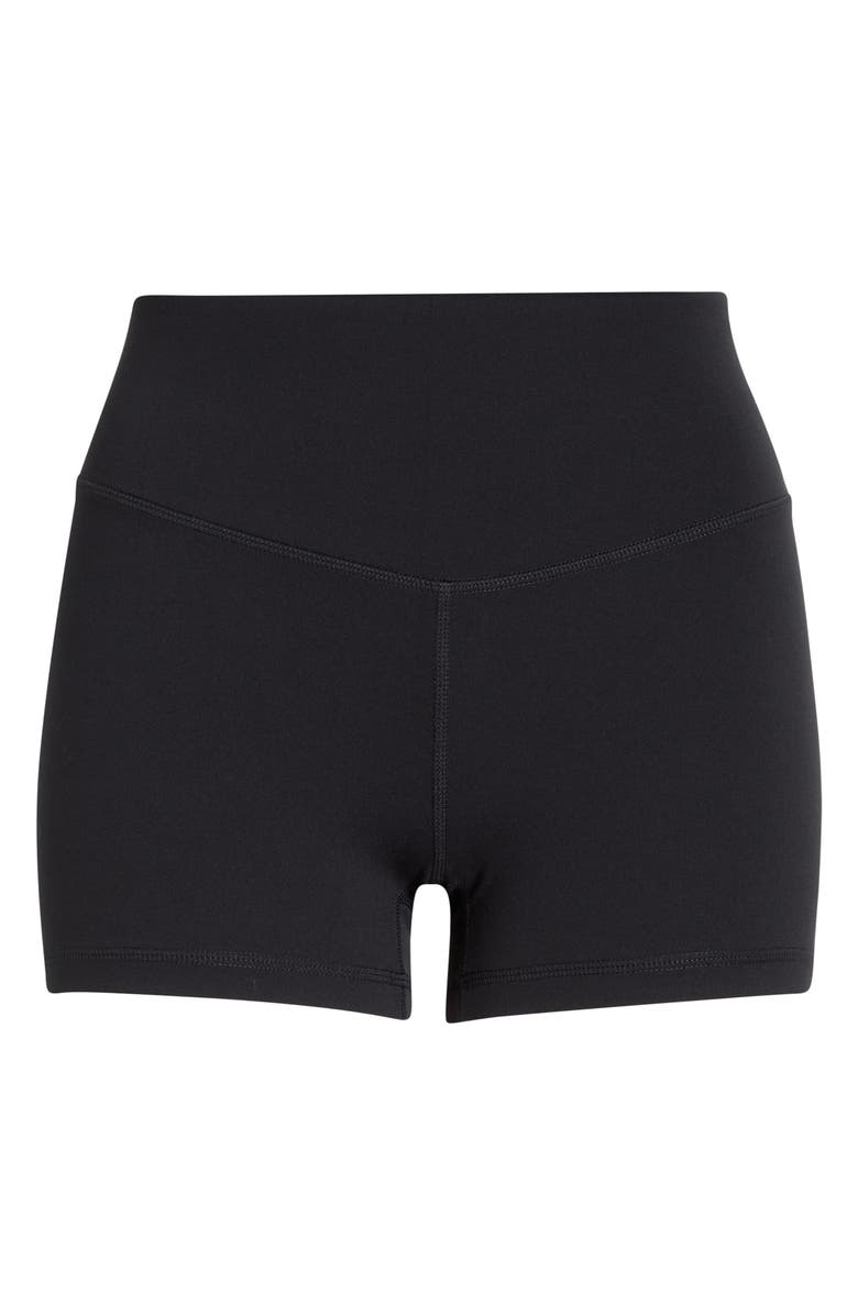 Zella Luxe Lite Bike Shorts, Alternate, color, Black