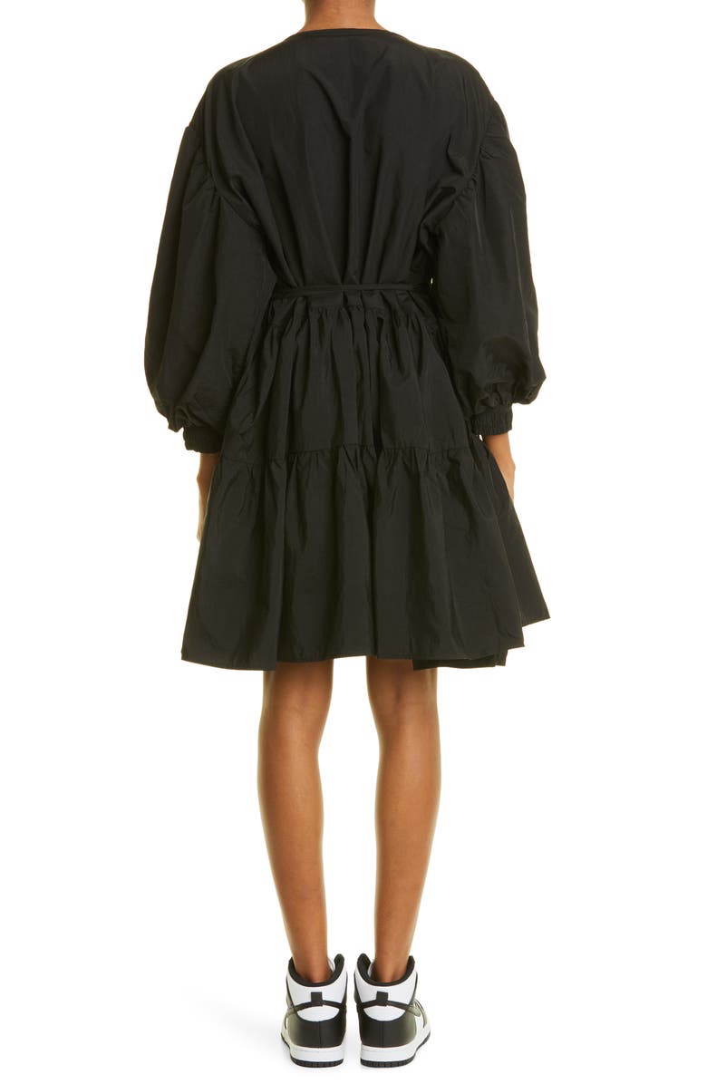 KkCo Puff Sleeve Wrap Dress, Alternate, color, 