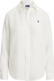 Polo Ralph Lauren Classic Fit Linen Button-Up Shirt