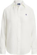 Polo Ralph Lauren Classic Fit Linen Button-Up Shirt