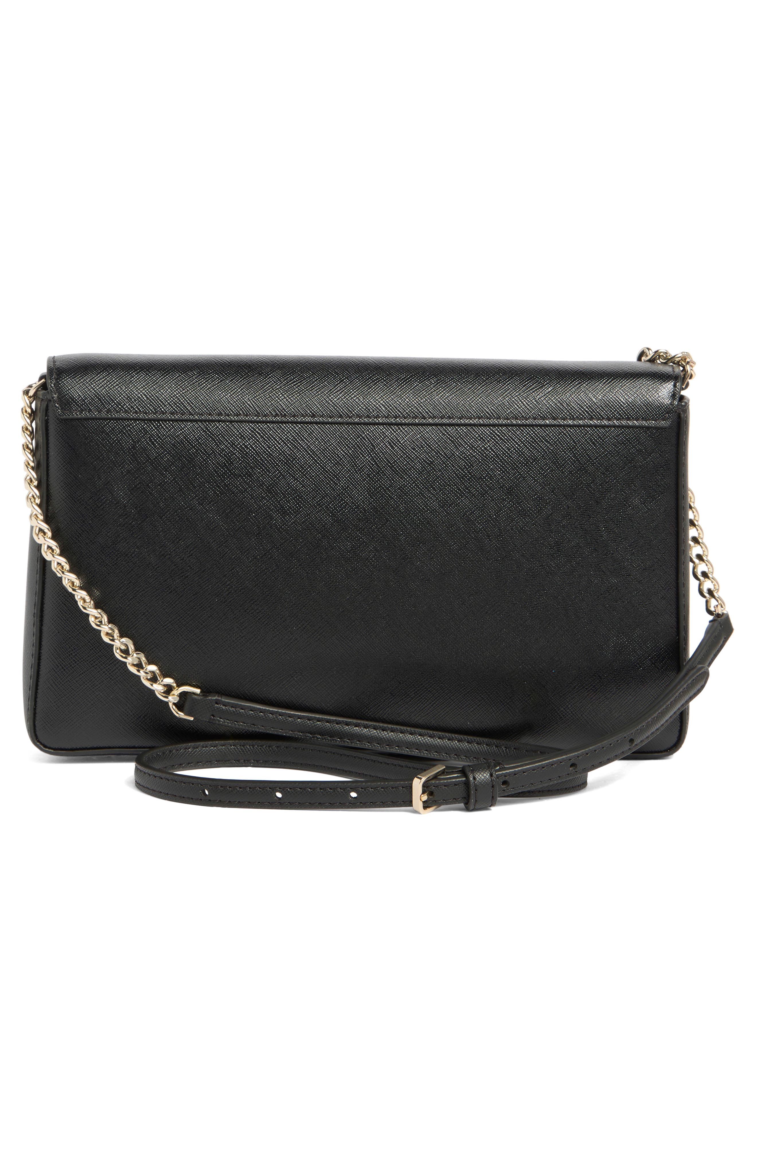 Kate Spade New York kenzie small convertible crossbody bag, Alternate, color, Black